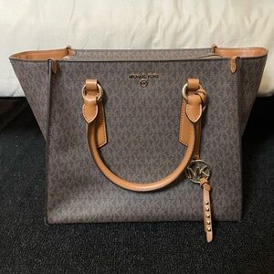 Michael Kors Kris Medium Logo Purse Satchel Bag